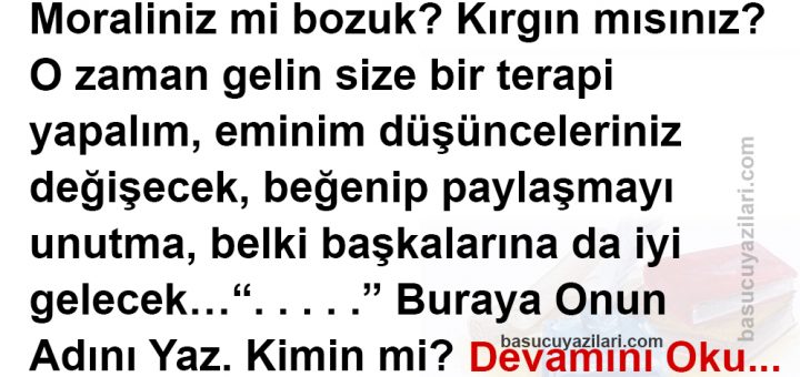 “. . . . .” Buraya Onun Adını Yaz