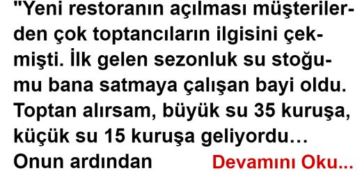 Yeni Restoran Açan Birisinin Acı ve Gerçek İtirafları