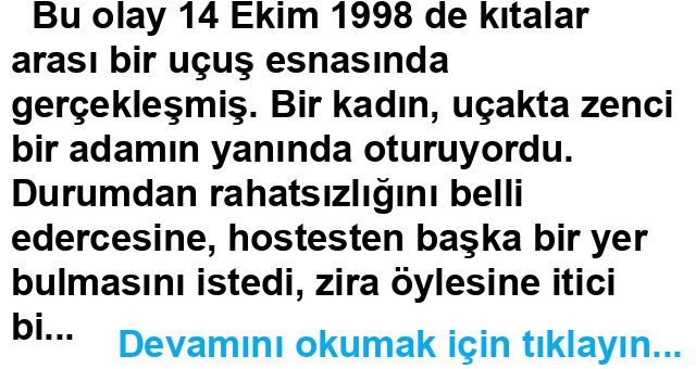 Irkçı Kadına Verilebilecek En Anlamı Ders